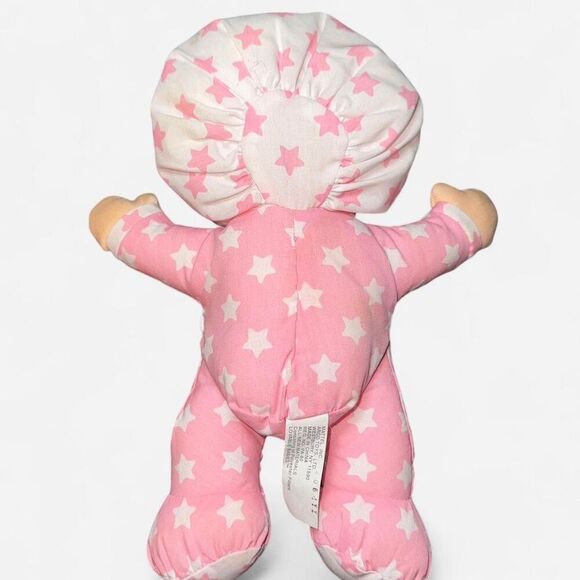 Vintage Rare 1990s Mattel "Lovable Babies"doll in Pink and White Stars - Picture 3 of 6